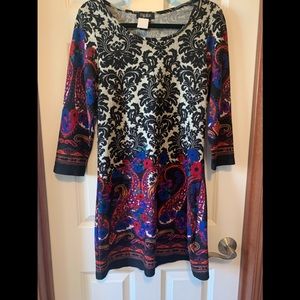 PAPILLON Medium Colorful Henna Dress